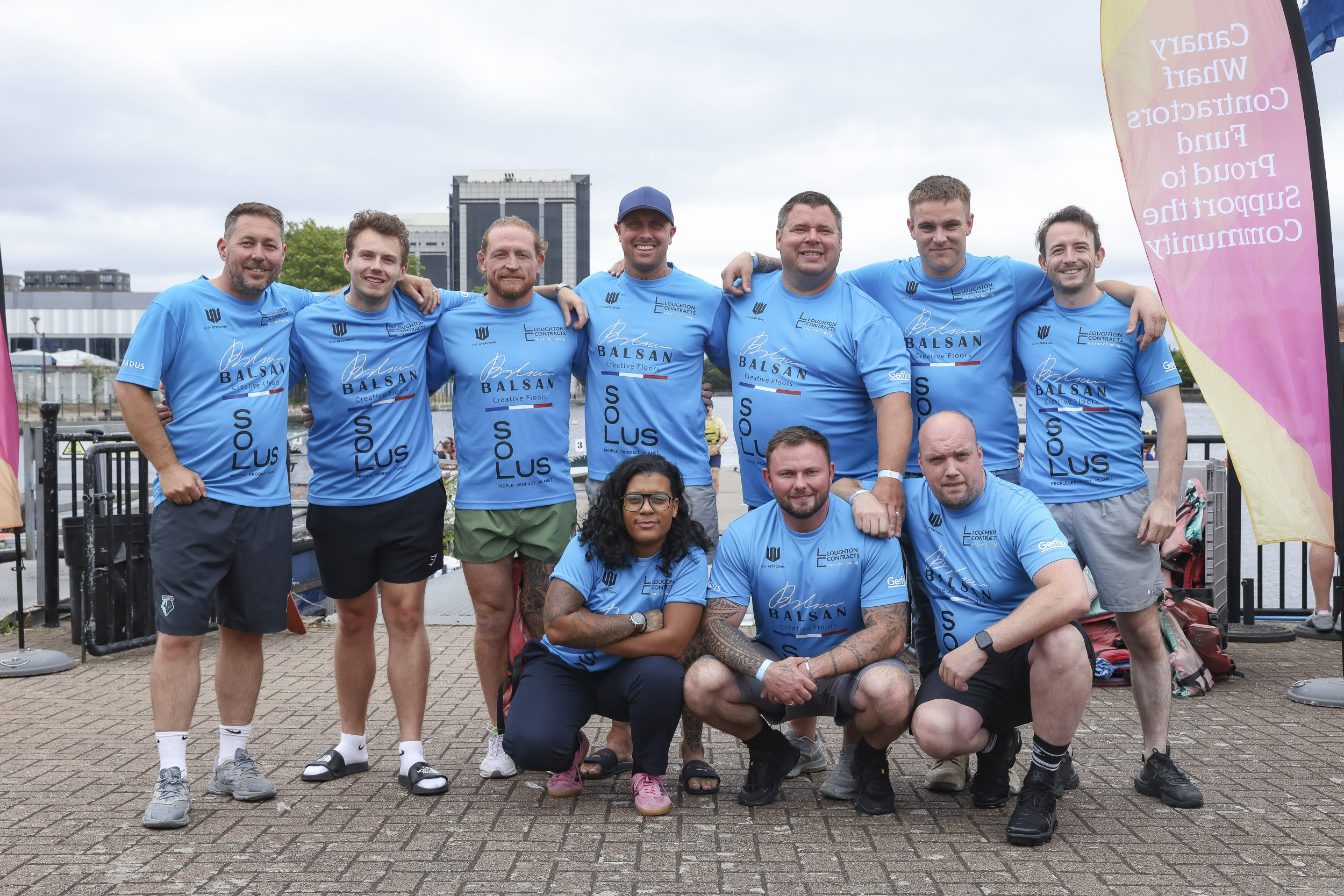 Canary Wharf Contractors - Dragon Boat Race - Loughton Contracts